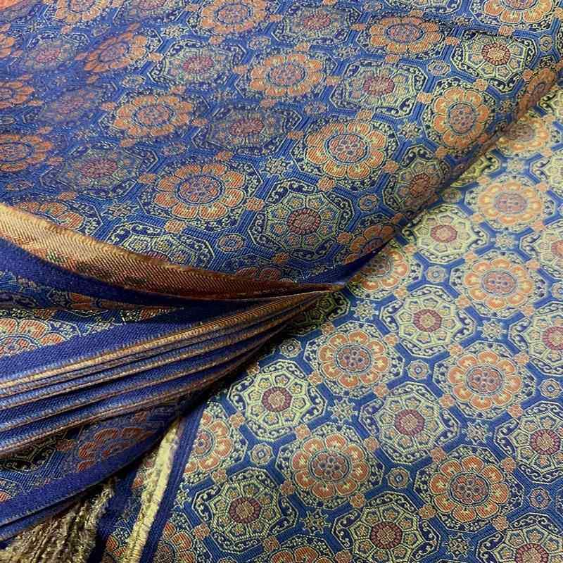 150cm织锦缎包装布织金面料锦盒锦旗唐卡桌旗茶垫等服装面料