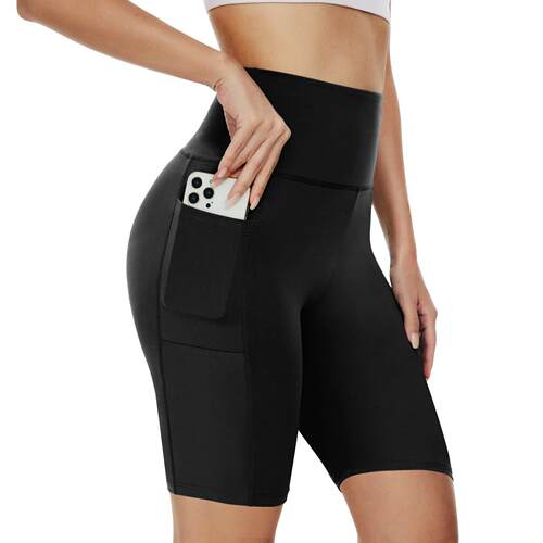 Women's 7-Inch Swim Shorts Basic High-Waisted Beach Shorts