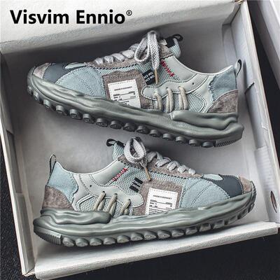 Visvim Ennio日本设计师联名款2025男鞋秋季跑步休闲运动溶解底小