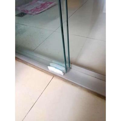 浴室配件玻璃门防撞轨道滑块限位器塑料移门卫生间胶块止摆器定位