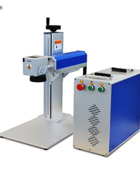 MOPA 0W 60W 100W 光纤激光打标机不锈钢打彩铝打黑激光打标机