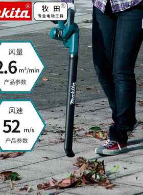 牧田Makita锂电充电户外吹风机施工无线除尘器鼓风机DUB183Z