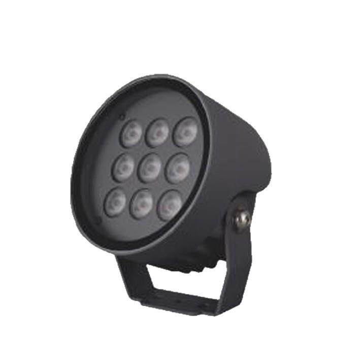 户外鸿麟12W18WLED景观照树投光灯圆形大楼桥梁酒店外景投射灯