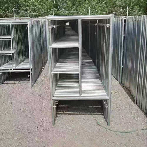厂家批发脚手架建筑室内装修移动架子工地梯形门式镀锌活动脚手架