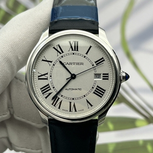 全套新款98新卡地亚WSRN0032自动机械男士手表40mm正品二手