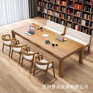 实木大长书桌全实木家用去客厅化办公桌子大板工作台学习桌书法桌