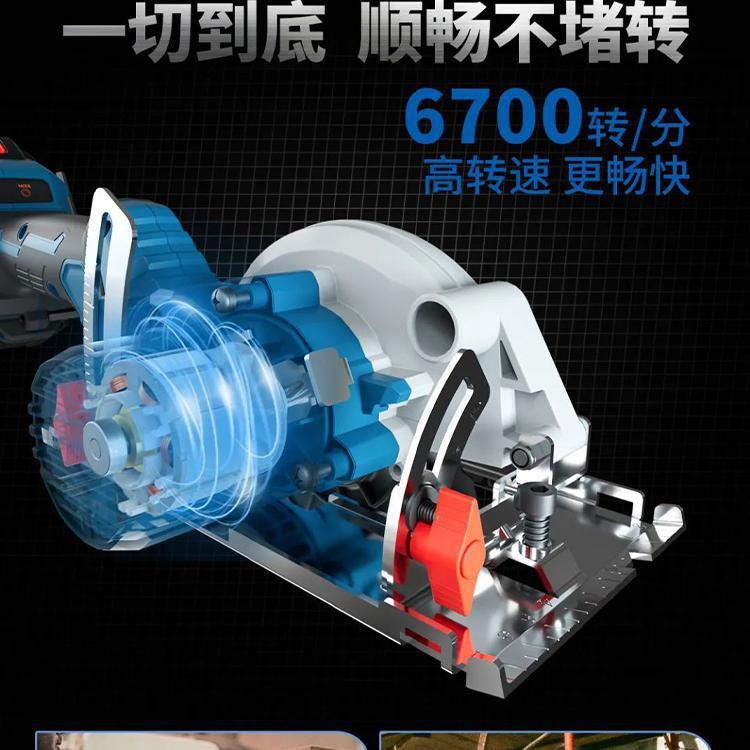 锂电锯圆机手提木工用手电筒锯电动工具东城款式充TEE专锯电切割