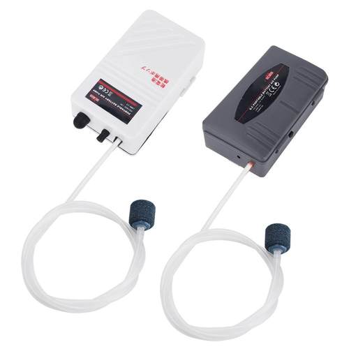 跨境西龙干电池氧气泵钓鱼供氧停电应急冲氧泵户外加氧泵打氧机