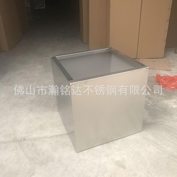 金属烤漆黑色花瓶KTV酒店软装摆放花盆架不锈钢香槟金花架商场