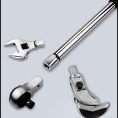 为孔可精调式 扭力扳方手高度244力矩可换头扭矩扳手工思具开口活