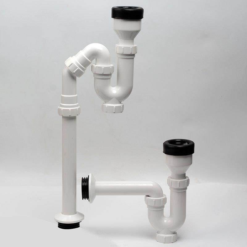 小便器下水管小便斗排尿管小便池直落地排隔臭塑料排污管卫浴配件