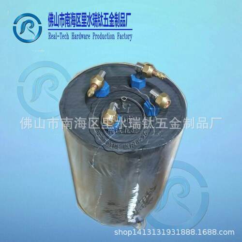 广东蒸发器2HP加长管双系统纯钛蒸发器换热器制冷设备