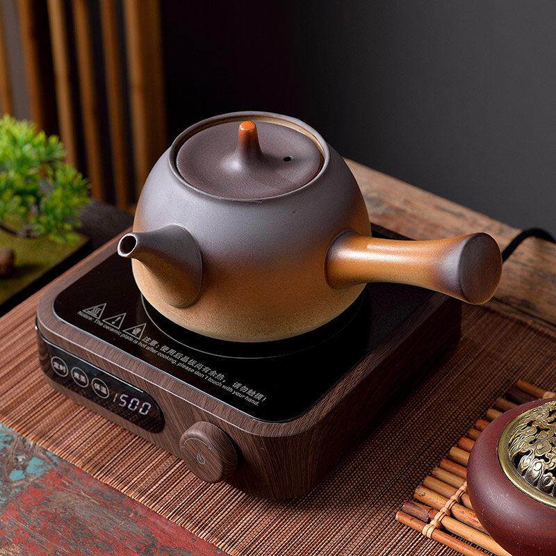 家用窑变煮茶壶紫砂电陶壶黑晶炉功夫煮茶器泡茶蒸茶器烧水煮茶炉