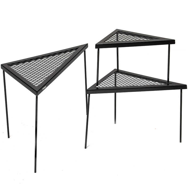 户外露营三角网桌焚火铁架围炉桌野营烧烤架三件套置物架沥水茶几,户外/登山/野营/旅行用品,套锅/户外炊具,淘宝优惠券,粉丝福利购,淘宝优惠卷