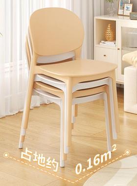 家用可餐aiMT3FWk桌坐椅成人休闲叠舒摞服久凳子靠背椅