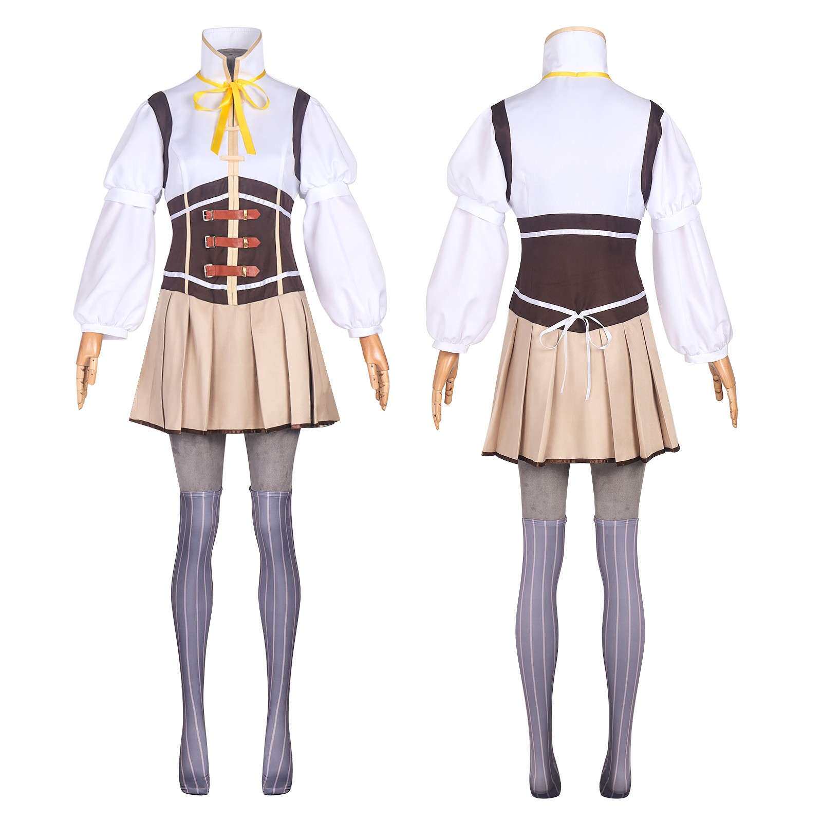 魔法少女小圆cosplay服装 巴麻美战斗服 二次元战斗cos服