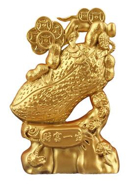 金属花生摆件工艺品摆件装饰好事发生桌面办公室 景区热销工艺品
