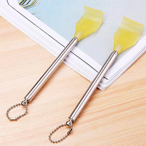 Stainless Steel Telescopic Back Scratcher for Home Use, Itch