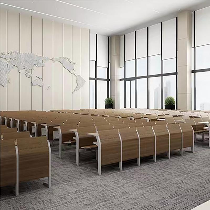新椅款阶梯教连椅子椅报告排JT-19L厅会议室大室学多媒体课桌椅座