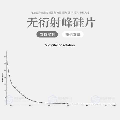 顺生 XRD测试无衍射峰硅片 专用无背景峰 布鲁克D8X-PERT日本理学