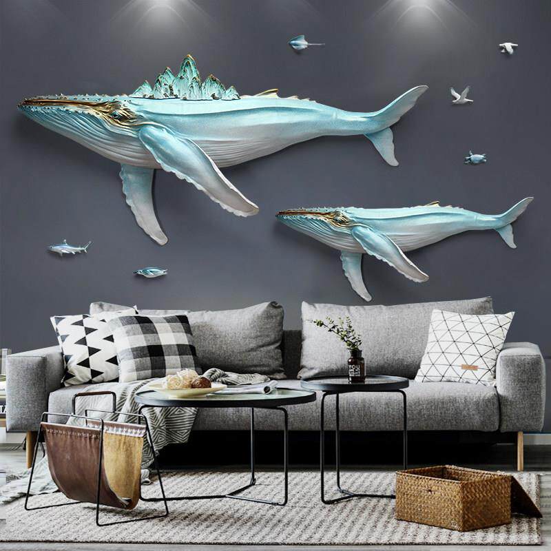 3D立体浮雕壁挂客厅沙发背景墙装饰画 画壁饰创意饰品儿童房挂画