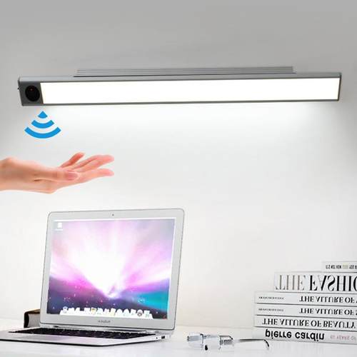 壁挂式阅读台灯手扫感应LED长条灯宿舍床头学习专用电脑书桌台灯