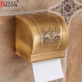 高档化浴妆室毛巾欧式 五金架挂件浴巾架彷免 古室洗手间置物架套装