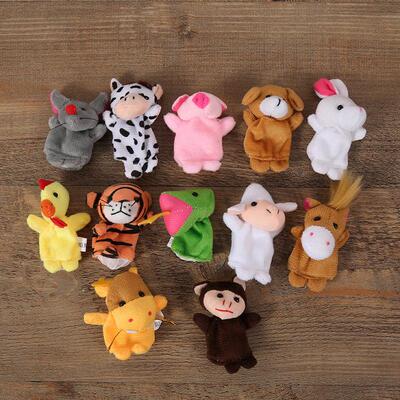 Cartoon hand puppet, finger puppet, baby, children