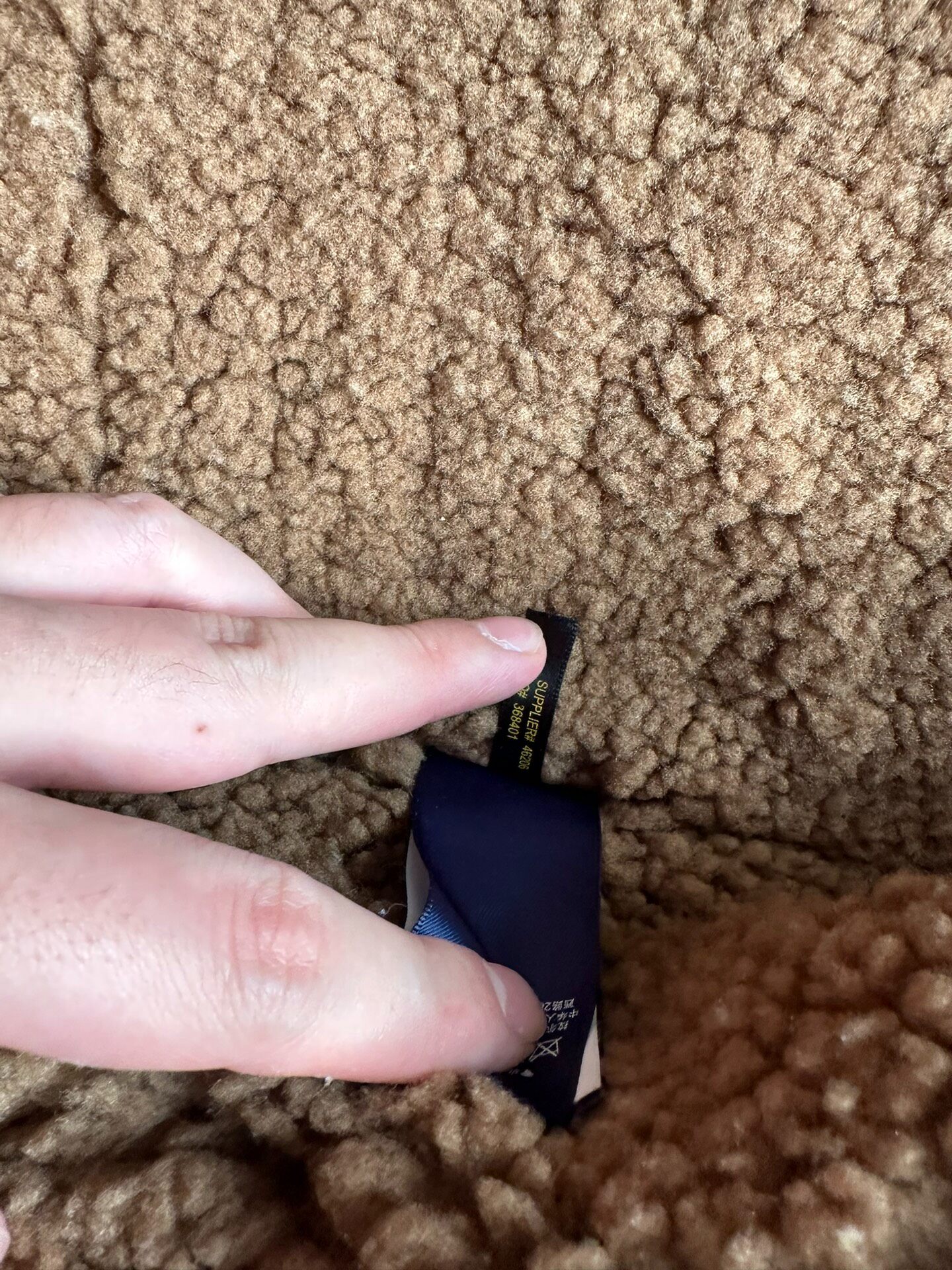 Polo Ralph Lauren B3 Shearling Jacket — detail