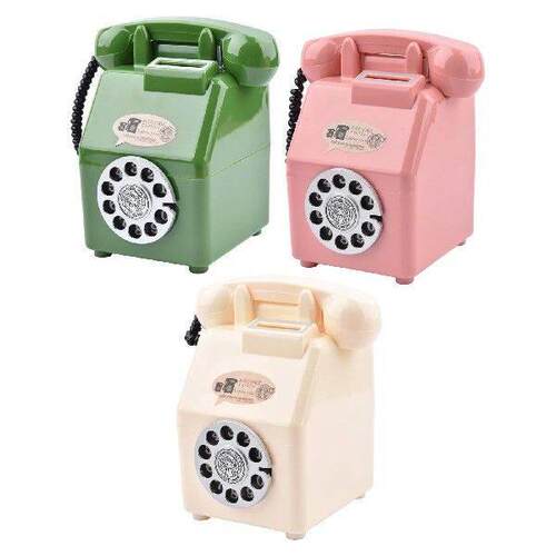 Retro Telephone Piggy Bank Souvenir Gift Home Decor