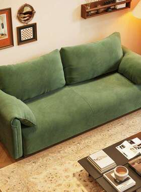 布艺沙发出租eW8EEQhr房卧室直厅小户型民宿公双三人位客网红懒人