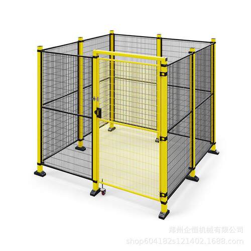 仓库工厂隔离网车间隔离围网机器人分流机器防护移动无缝铁丝网