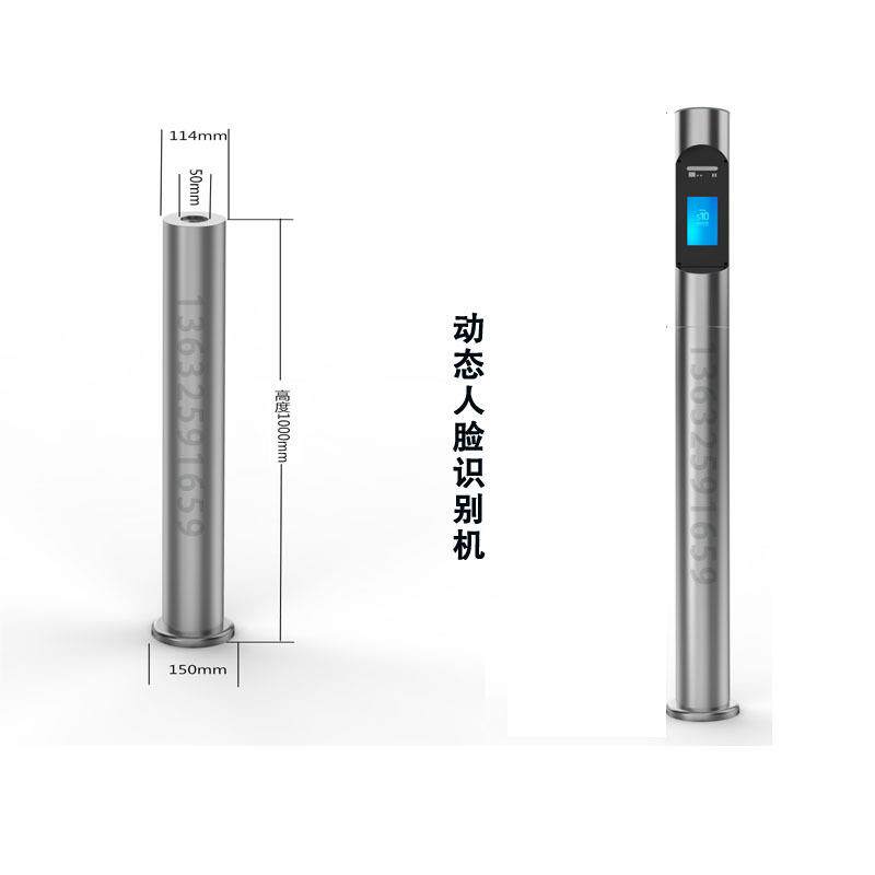 动态人脸识别机 小区圆柱人脸识别系统 办公楼人脸识别考勤