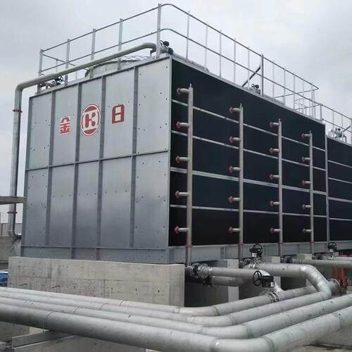 金日闭式横流冷却水塔紫铜盘管低碳节能价格优惠可上门安装管道