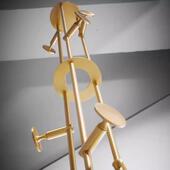 高档全铜奢客厅房间卧室落地衣帽架轻简家用玄关架挂易AEK衣衣服