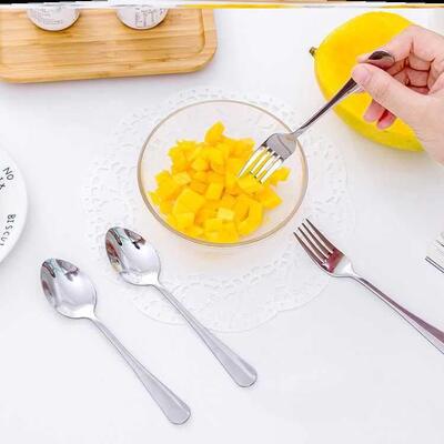 StainlessSteel Knife and Fork Set Small Spoon可携式刀叉套组