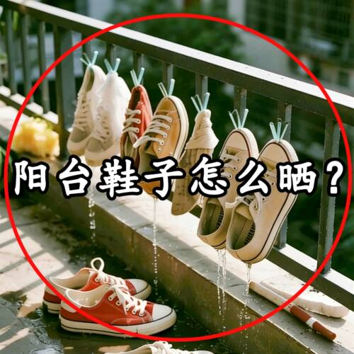 凉鞋架阳台落地晒鞋架子晒鞋神器家用旋转收纳架鞋子微波炉清洁器