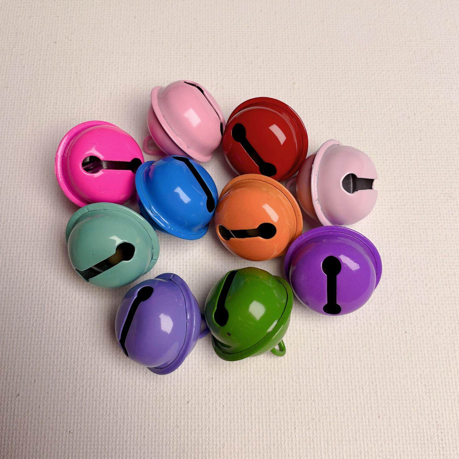 糖果彩色烤漆金属铃铛超响声大宠物配饰钥匙扣配件diy材料挂件,节庆用品/礼品,圣诞装饰品,淘宝优惠券,粉丝福利购,淘宝优惠卷