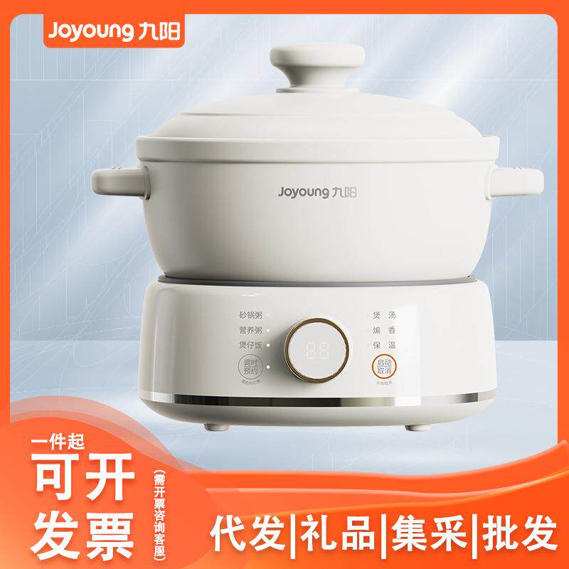 九阳3L家用电砂锅分体式全自动陶瓷煲汤小型电炖锅 DG30Z-GD310