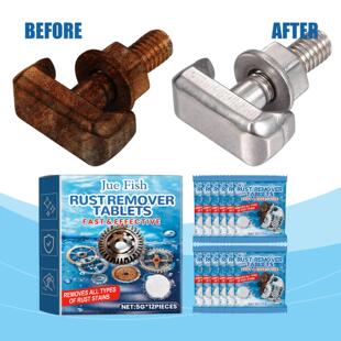 Jue Remover Sheets for Rust Cleaning Function Multi Fish and