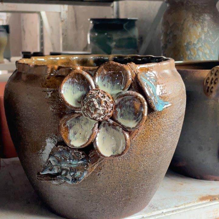 多肉大口径水培水仙花盆陶瓷特价大号无孔铜钱草一叶莲碗莲无孔盆