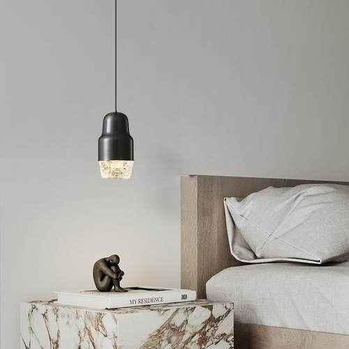 全铜现代轻奢卧室床头小吊灯新款个性创意网红客厅背景装饰铜灯