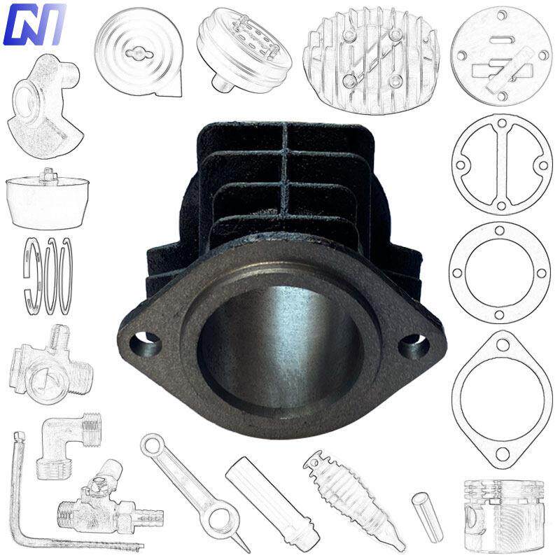 直联便携空压机泵头47迷你风力气缸电动充气泵空气压缩浙江打气泵