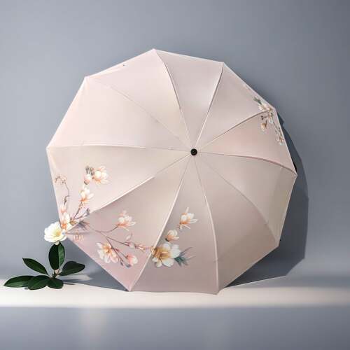 晴雨两用大号十股太阳防晒抗UV黑胶遮阳伞双人雨伞女