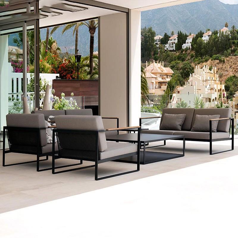 北欧户外闲藤编庭沙发椅单院阳台露台休藤180人椅防水花园别墅家