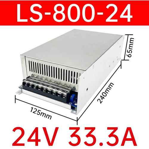 S-800W1000WAC220转12V14V24V48130伏稳压直流雕刻机可调开关电源