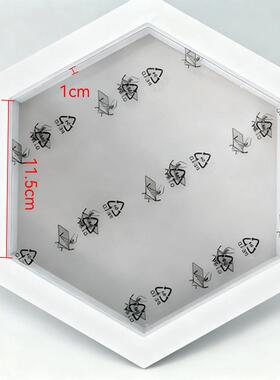 创意简约六边形画框六角相框多边形文化照片墙装饰中空1厘米相框