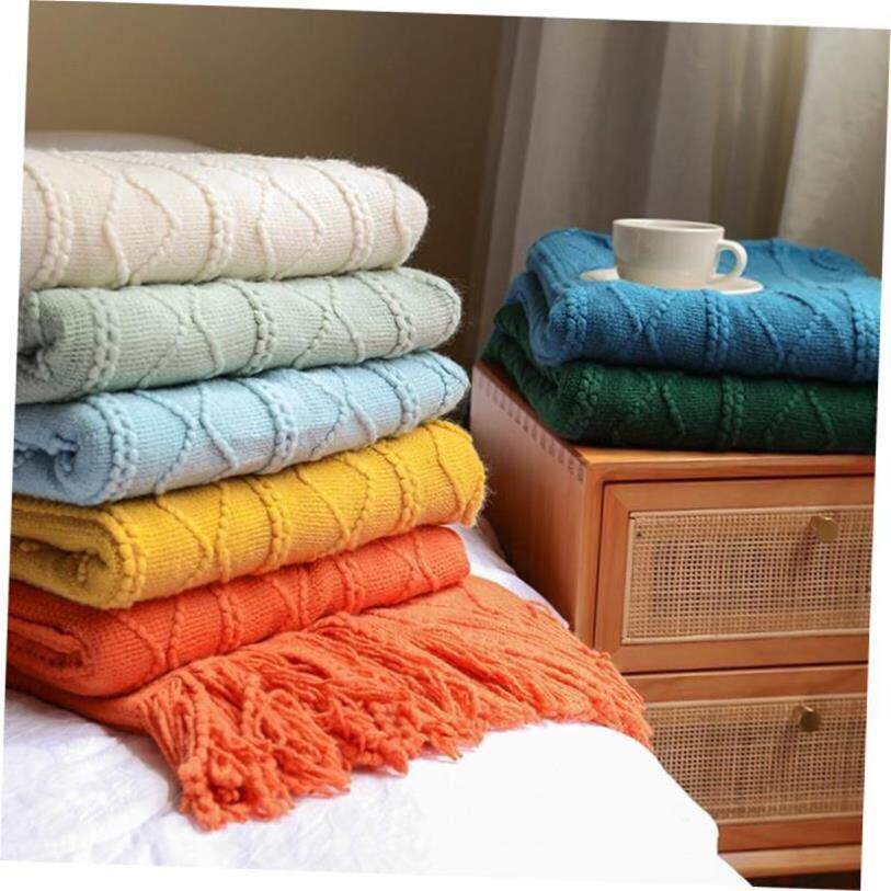 Blanket Soft Throw Blanket On Sofa Bed Plaids Adult Home Tex图片