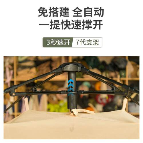 户定制厂户外帐篷全工自营动帐DZ015篷外折叠便携式露营公园帐篷