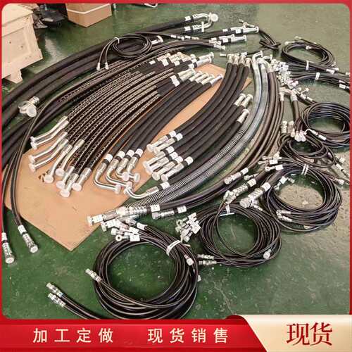 挖掘机配件挖掘机输油高压钢丝胶管油管总成 PC450-8全车油管